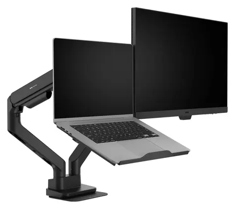 BenQ ERGO AMR LTB01 černá / Podložka na notebook / nosnost 5 kg / VESA 75x75