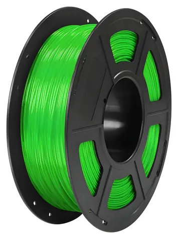 Anycubic Filament TPU průhledně zelená / Struna pro 3D tiskárnu / 1 kg