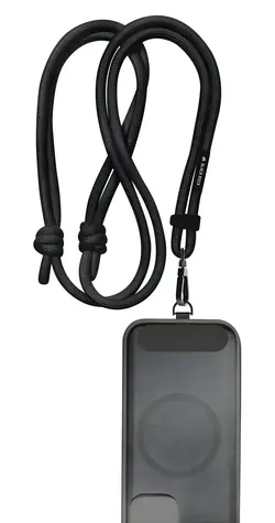 Black Rock Universal Lanyard černá / Šňůrka na telefon / univerzální