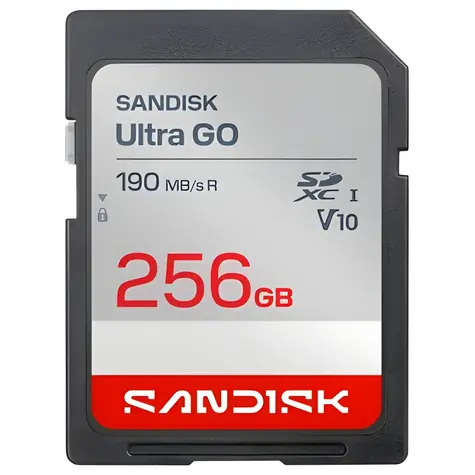 SanDisk Ultra GO SDXC 256 GB / Paměťová karta / čtení: 190 MB/s