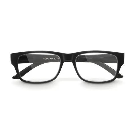 Hama černá +1,5 dpt / Brýle na čtení / plast / obdélníkový rámeček