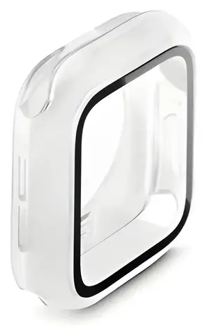Hama průhledná / Ochranné pouzdro / Apple Watch 44 mm (4/5/6/SE/SE2/SE3) / 360° ochrana / Snap-On