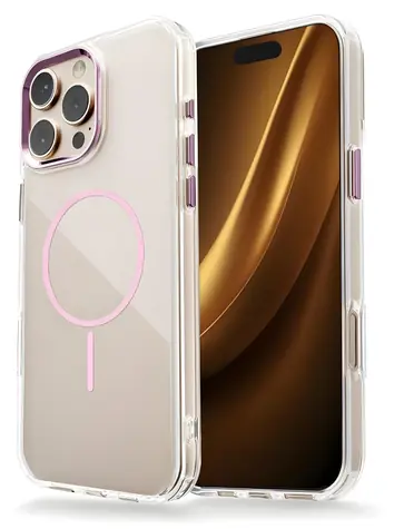 CPA Clear Thin Mag růžová / Zadní kryt / Apple iPhone 17 Pro 6,3
