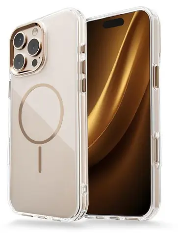 CPA Clear Thin Mag zlatá / Zadní kryt / Apple iPhone 17 6,3