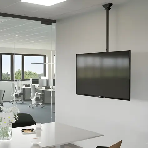 Hama stropní TV držák černá / Stropní TV držák / otočný, naklápěcí / 32