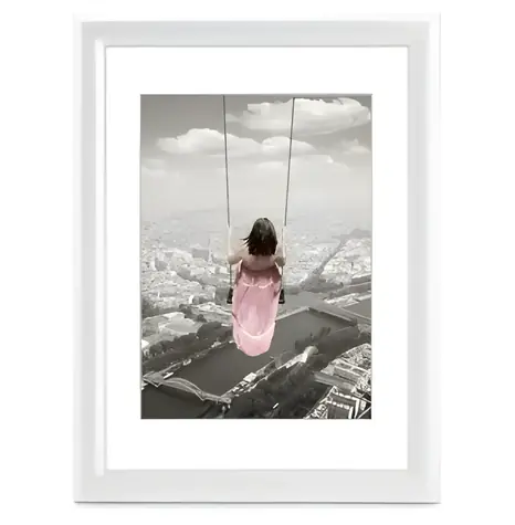 Hama SWING bílá / Fotorámeček / 15 x 20 cm / plast