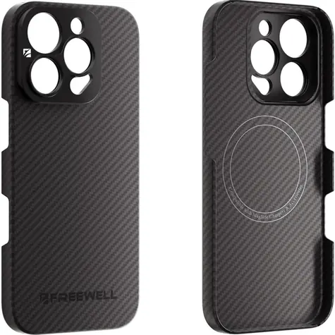 Freewell Filmmaker iPhone 16 Pro Max černá / Pouzdro / 17mm závit / MagSafe / Kevlar