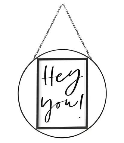 Hama Leeds černá / Portrétní rámeček / 13 × 18 cm / Kov