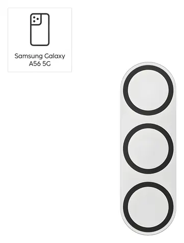 Hama Cam Protect pro Samsung Galaxy A56 5G čirá / Ochranné sklo fotoaparátu / tvrzené sklo 9H