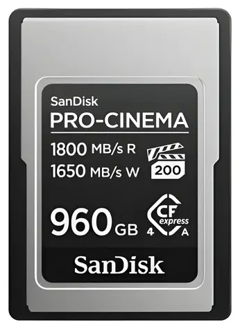 SanDisk PRO-CINEMA CFexpress Type A 960GB / Paměťová karta
