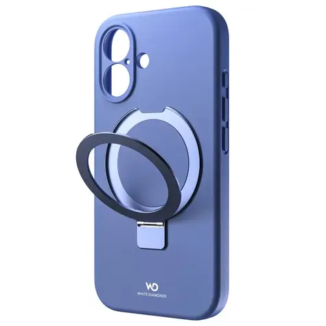 White Diamonds Mag Urban Stand Case modrá / Kryt / Apple iPhone 16 / MagSafe