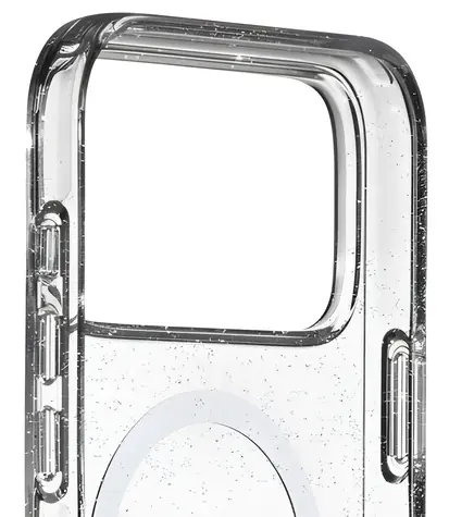 White Diamonds Mag Glitter průhledná / Kryt pro Apple iPhone 17 Pro Max / MagSafe