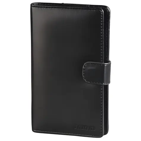 Hama Vegas černá / Pouzdro na USB flash disky / 5 disků / umělá kůže