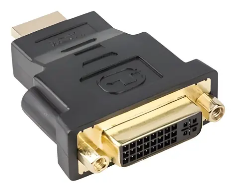 Lanberg redukce HDMI (M) na DVI-D (F) černá / Redukce / 24+5 pin