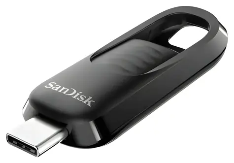 SanDisk Ultra Slider 512 GB / Flash Disk / USB 3.2 Gen 1 Type-C / zasunovací konektor