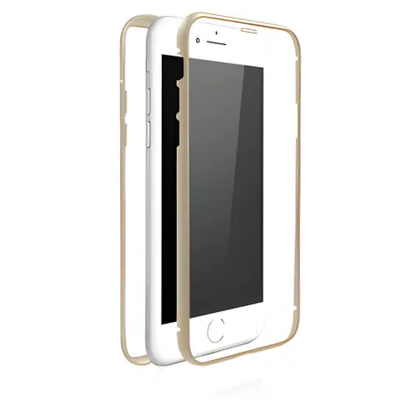 White Diamonds 360° Glass zlatá / Kryt / Apple iPhone 7/8/SE 2020/SE 2022