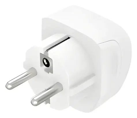 Hama cestovní adaptér z Británie do EU / Zásuvkový adaptér / 3pólový / 100–250 V