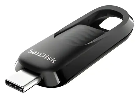 SanDisk Ultra Slider 256 GB / Flash Disk / USB-C / USB 3.2 Gen 1