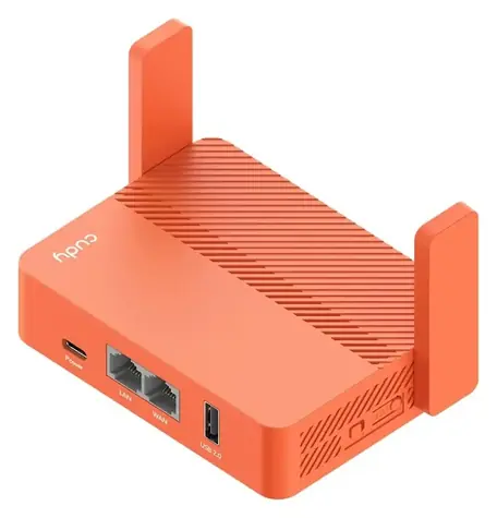 Cudy AC1200 TR1200 / Cestovní router / VPN / 2.4 GHz 300Mbps / 5 GHz 867Mbps / 1x RJ-45