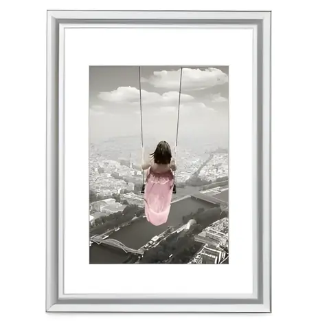 Hama Swing stříbrná / Plastový rámeček / 20×30 cm