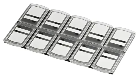 Hama černá, průhledná / Krabička na paměťové karty / 10 karet / polypropylen