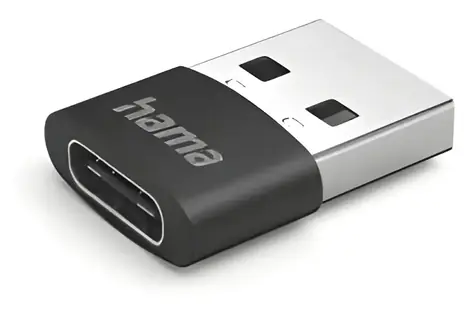 Hama USB-A na USB-C adaptér / Redukce USB / USB 2.0 / 480 Mbit/s / 3 ks