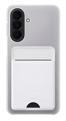 Samsung Galaxy A27 světle šedá / Zadní kryt s kapsou na kartu