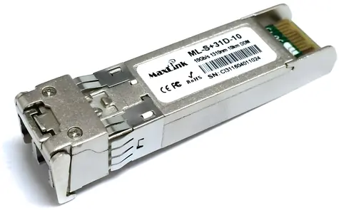 MaxLink ML-S+31D-10 10G SFP+ / Optický modul / SM / 1310nm / 10km / 2x LC konektor / DDM / Cisco compatible