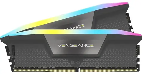 Corsair Vengeance RGB 16GB (2x8GB) šedá / Operační paměť / DDR5 / 6000 MHz / CL36 / DIMM / XMP / EXPO