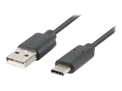 Lanberg USB-C (M) - USB-A (M) černá / Datový kabel / USB 3.1 / 1,8 m
