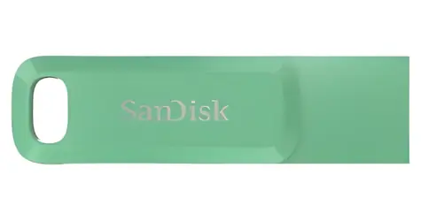 SanDisk Ultra Dual Drive Go 128GB Absinthe Green / Flash disk / USB-A + USB-C / čtení až 150 MB/s
