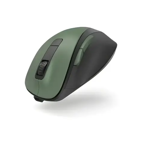 Hama MW-500 Recharge zelená / Bezdrátová optická myš / nabíjecí / tichá / 6 tlačítek / 2.4 GHz