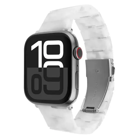 FIXED Resin Strap Cloud White / Řemínek / pro Apple Watch 38/40/41 mm / pryskyřice / nastavitelná délka