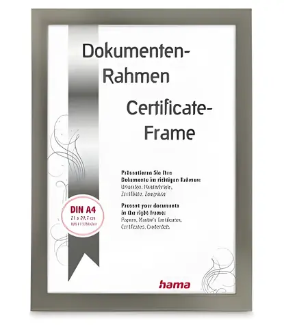 Hama Chiaro ocelová / Rámeček / plast / A4 / 21x29,7 cm
