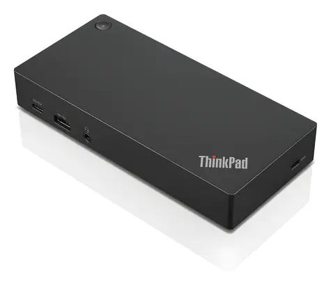 Lenovo ThinkPad Universal USB-C Dock / Dokovací stanice / 2x DP / HDMI / 3x USB-A / USB-C / RJ-45 / černá