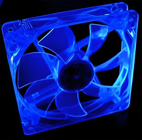 Primecooler PC-UV12025L12B modrá / Ventilátor / 120mm / 3-pin / 1800 rpm / UV