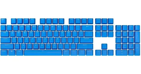 Corsair PBT Double-Shot PRO Elgato Blue / Klávesové čepičky / 104 kláves / NA layout