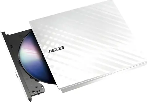 ASUS SDRW-08D2S-U LITE bílá / DVD±RW ext. vypalovačka / slim / USB 2.0