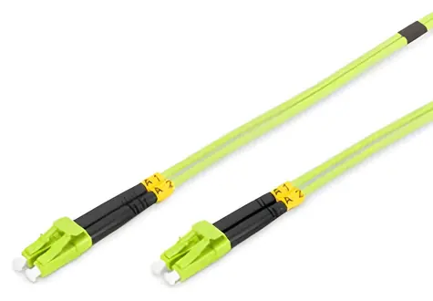 Digitus / Optický patch kabel / LC/LC / Multimode OM5, 50/125 µ / Duplex / 7 m