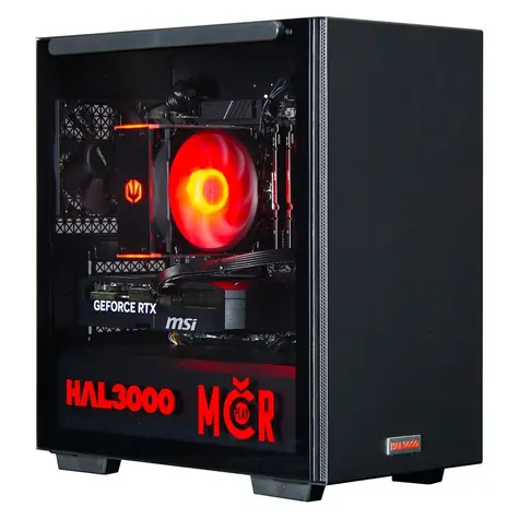 HAL3000 MČR Finale Pro černá / Herní počítač / AMD Ryzen 5 7600 / 32GB DDR5 / RTX 5070 / 1TB PCIe4 SSD / WiFi / W11