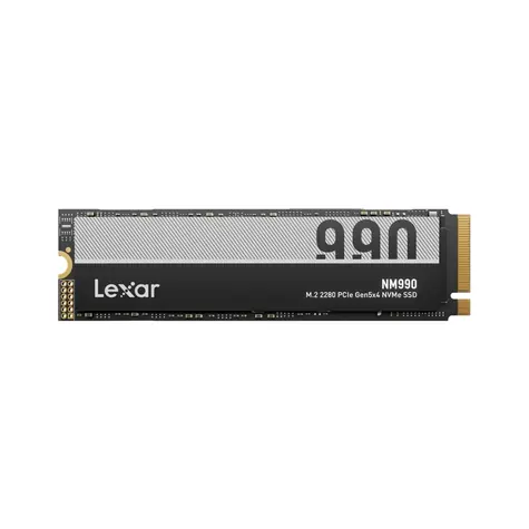 Lexar NM990 4TB / M.2 SSD 2280 / PCIe Gen5x4 NVMe / čtení: 14000 MB/s / zápis: 11000 MB/s / TBW: 3000 TB / 5 let