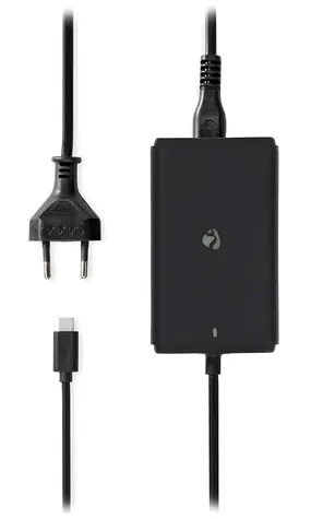Nedis Univerzální adaptér 45W GaN / Napájecí adaptér k notebooku / USB-C / 5–20 V DC
