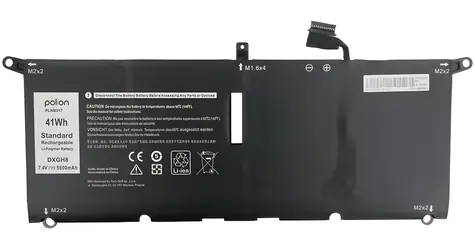 TRX Polion DXGH8 / Baterie pro notebook Dell / Inspiron 13 5390, 7390 / XPS 13 9370, 9380 / 5500 mAh / neoriginální