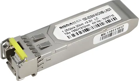 Signamax 100-32WDMB-LR20 / SFP optický WDM modul / SM / LC / Tx1550/Rx1310nm / 20km / DDM / Cisco komp.