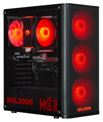 HAL3000 MČR Finale Pro 5050 černá / Herní PC / AMD Ryzen 5 7600 / 16GB DDR5 / RTX 5050 / 1TB PCIe4 SSD / WiFi / W11