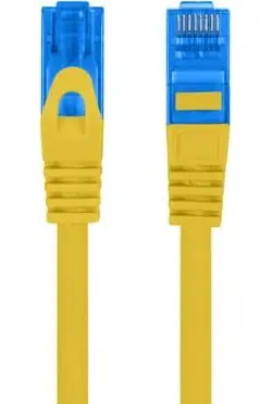 Lanberg CAT6A S/FTP 5m žlutá / Patch kabel / LSZH / CCA / Fluke Passed