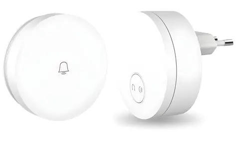 IMMAX NEO LITE SMART bezdrátový domovní zvonek / piezoelektrický / IP55 / Wi-Fi / TUYA