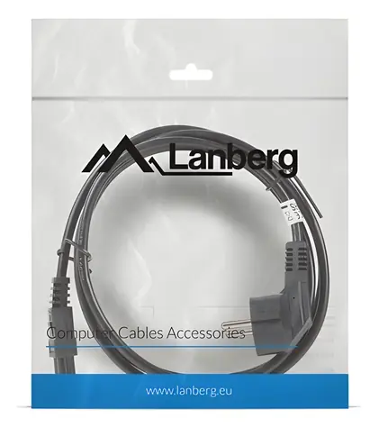 Lanberg CA-C5CA-11CC-0018-BK černá / Napájecí kabel / CEE 7/7 – C5 / 1.8 m