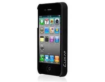 LUXA2 Handy Accessories iPhone 4 / Ochranný kryt / karbonový vzor / kůže