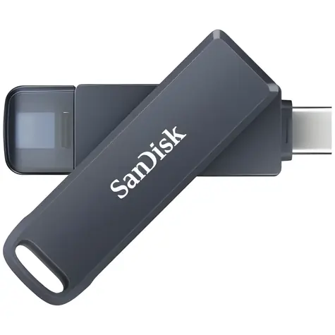 SanDisk iXpand Phone Drive 128 GB Metallic Sky / Flash Disk / USB-C